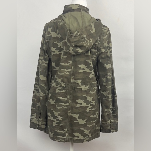 NWoT UNIVERSAL THREAD goods co. Hooded Army utility jacket w adjustable waist - Picture 6 of 13